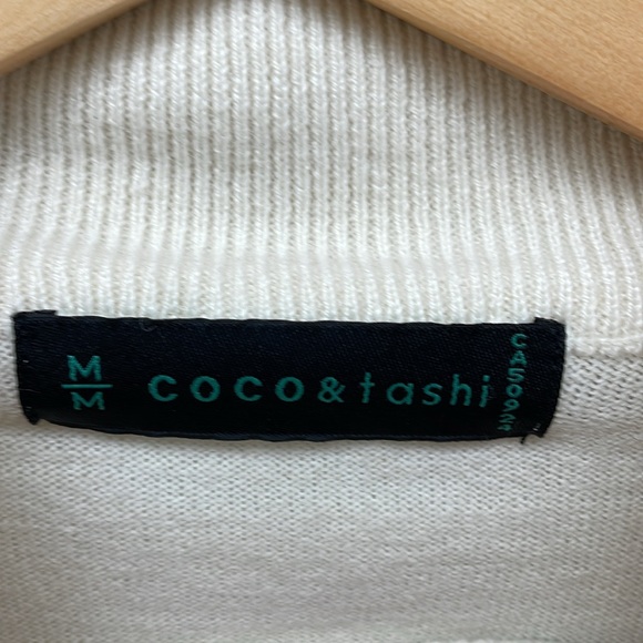 Coco & Tashi Cream Sweater size M - Picture 6 of 8